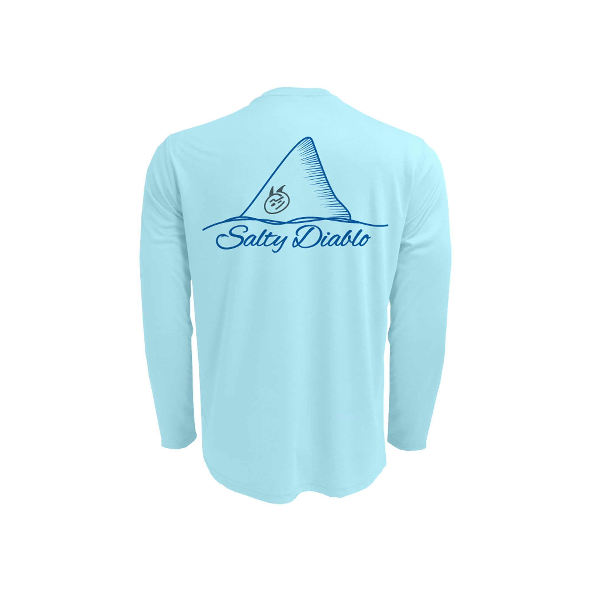 Salty Diablo LS Back Light Blue