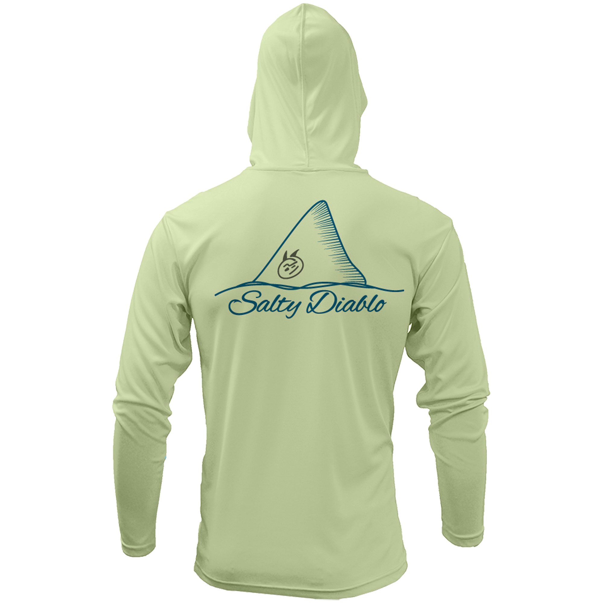 Salty Diablo OG Hooded Long Sleeve UPF Shirt