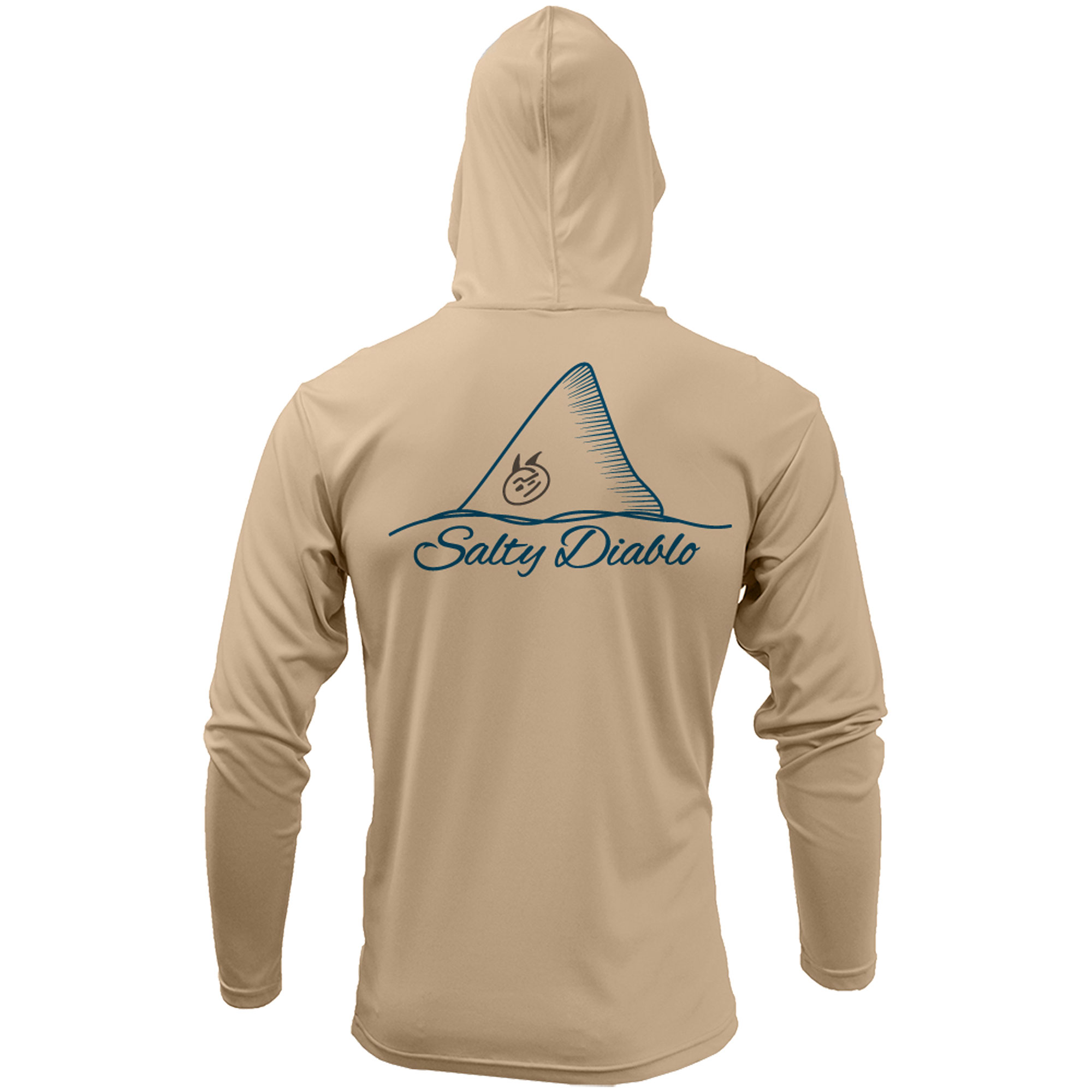 Salty Diablo OG Hooded Long Sleeve UPF Shirt
