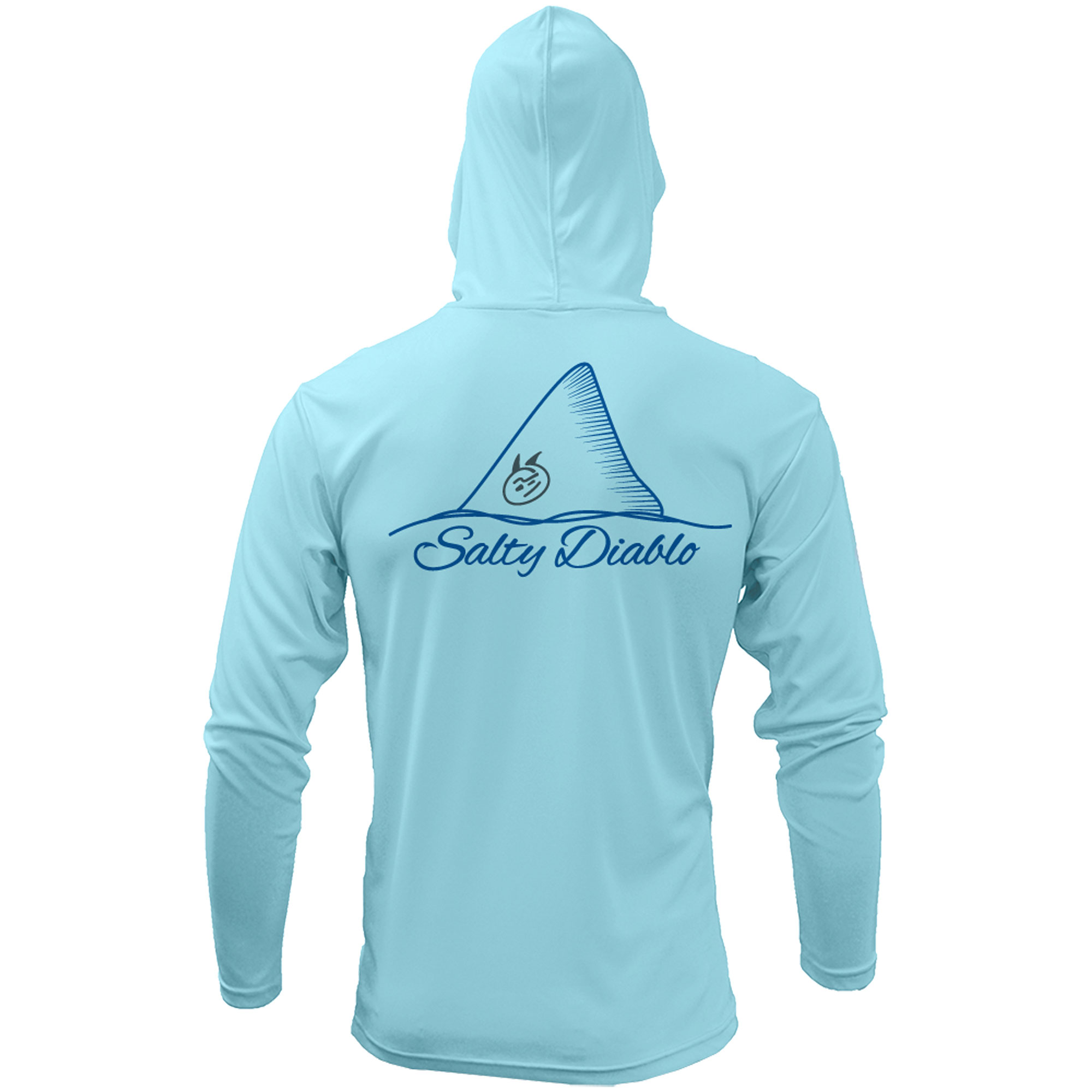 Salty Diablo OG Hooded Long Sleeve UPF Shirt