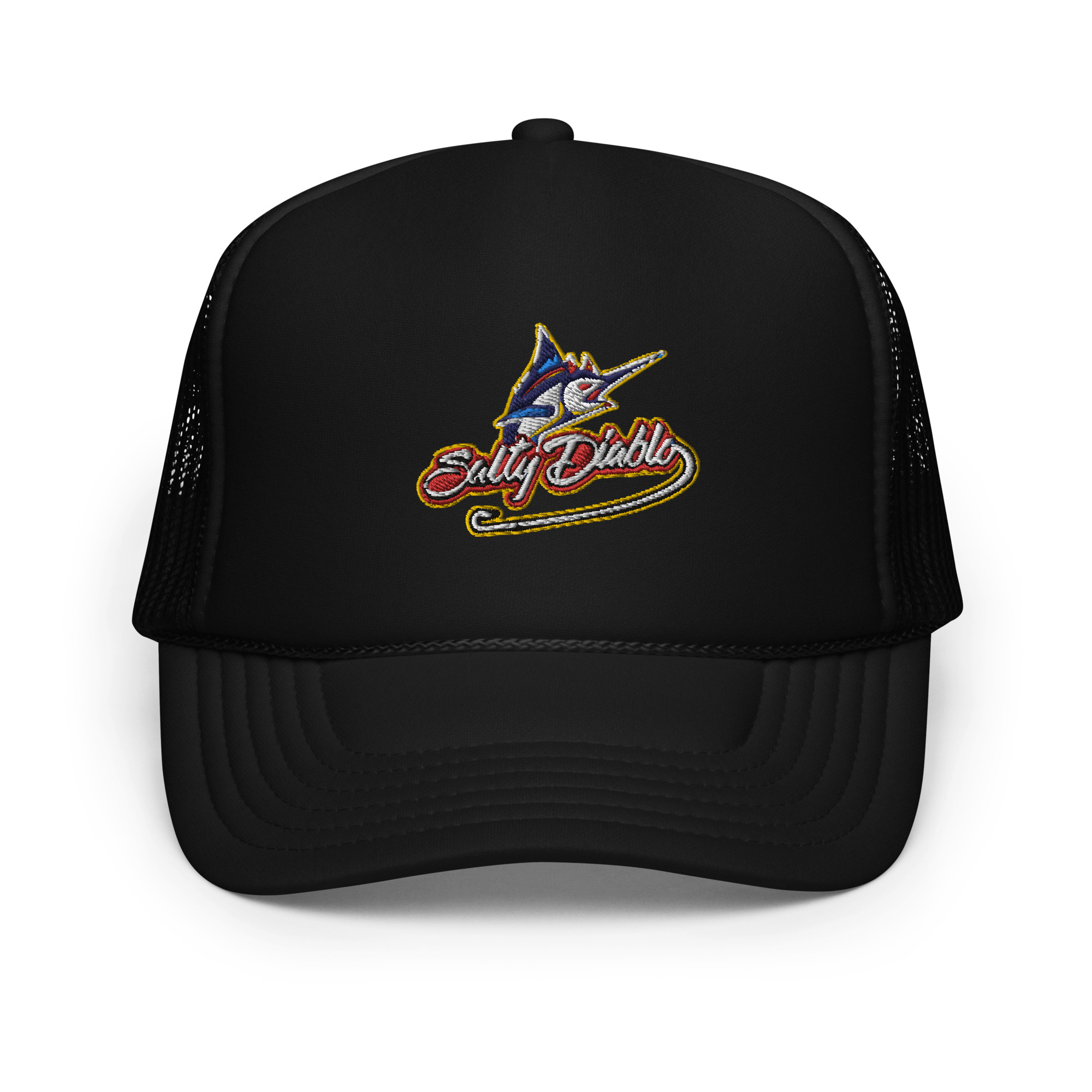 Salty Diablo Marlin Foam trucker hat