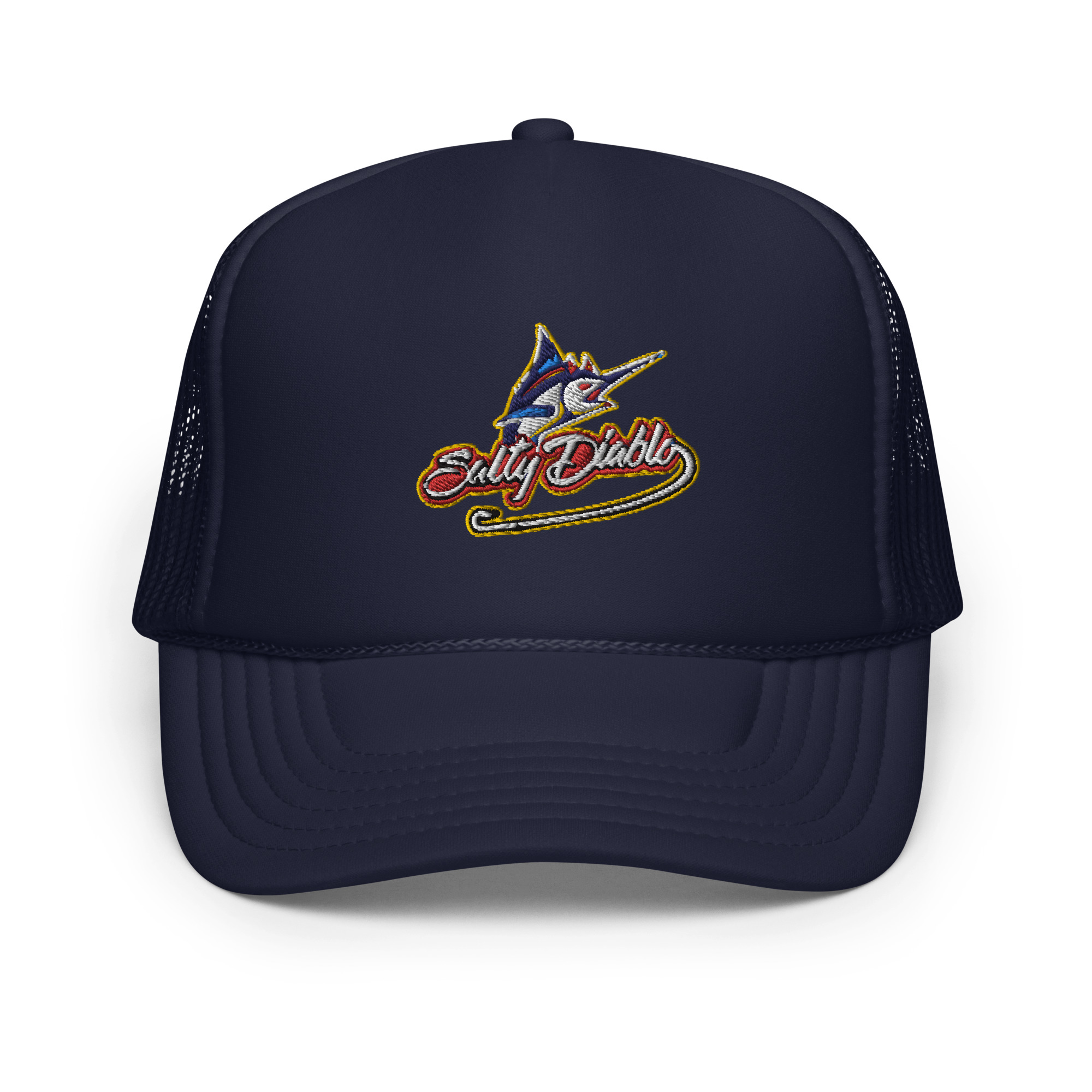 Salty Diablo Marlin Foam trucker hat