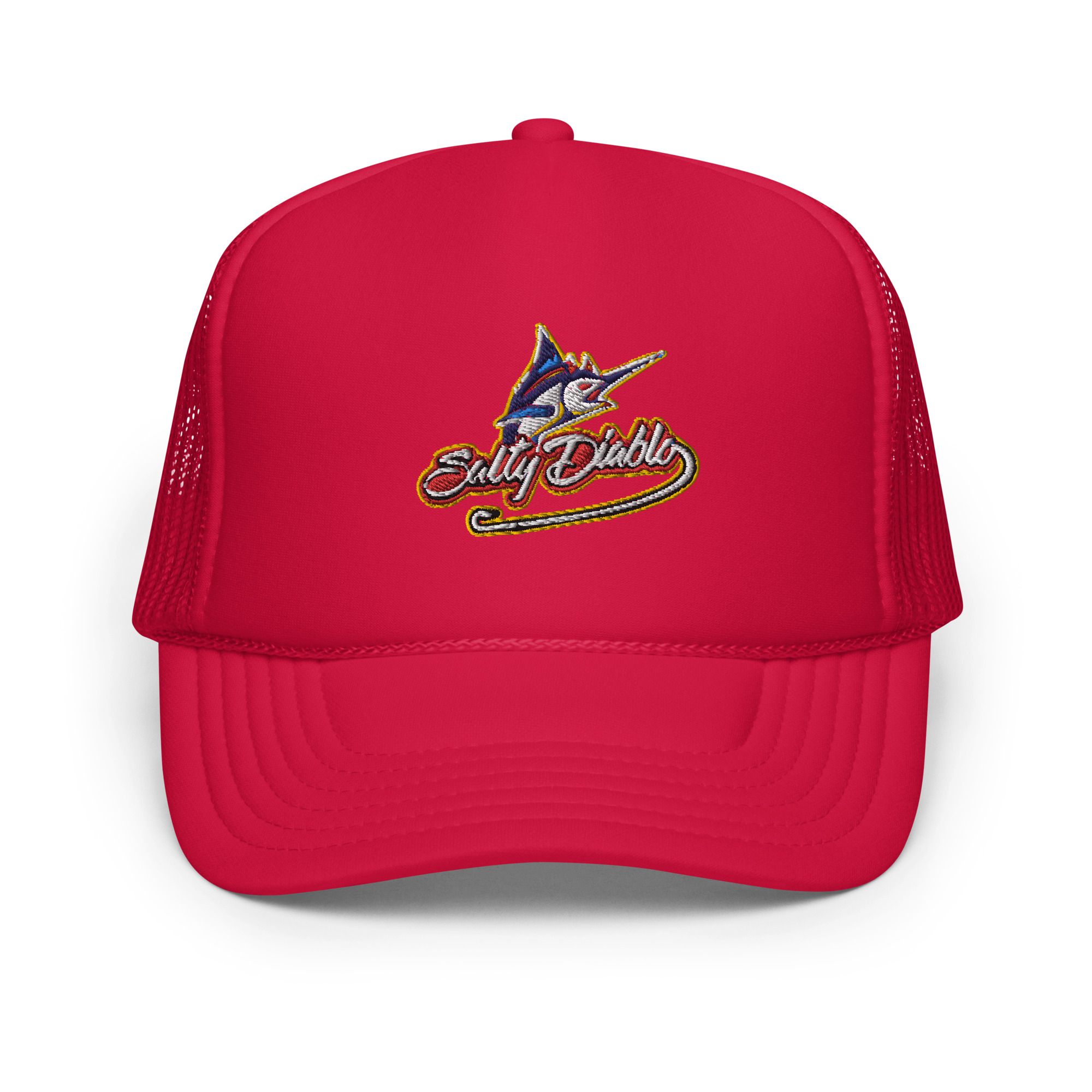Salty Diablo Marlin Foam trucker hat
