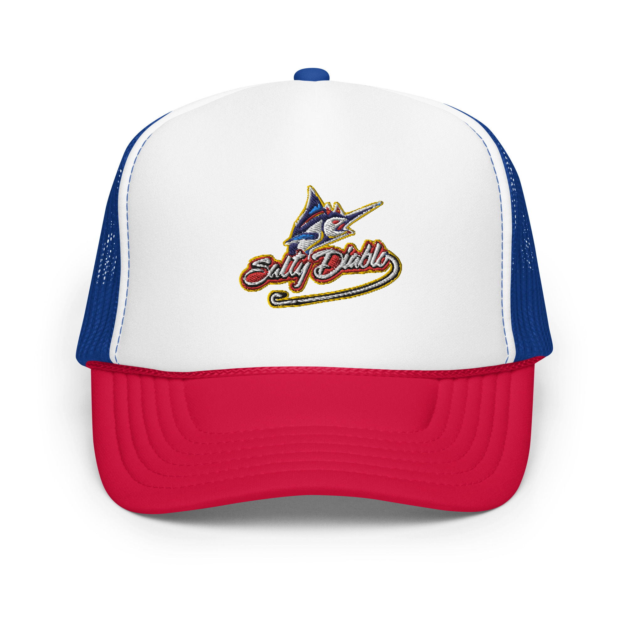 Salty Diablo Marlin Foam trucker hat