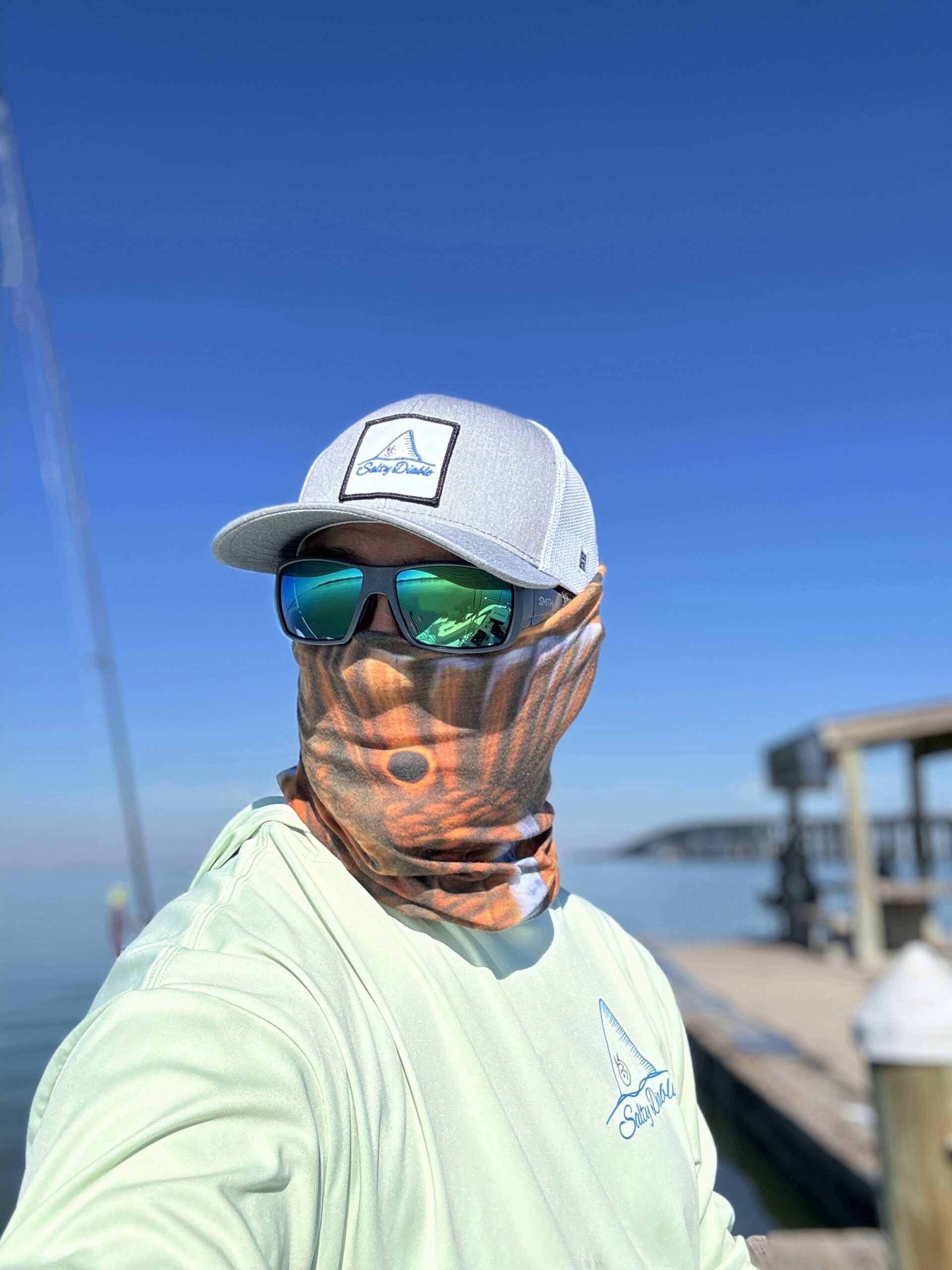 Salty Diablo Blue Patch Cap