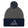 Salty Diablo OG - Embroidered Pom-Pom Beanie