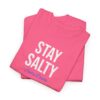 Salty Diablo - Stay Salty T-Shirt – Unisex Heavy Cotton Beach Graphic Tee | Funny Coastal Summer Shirt