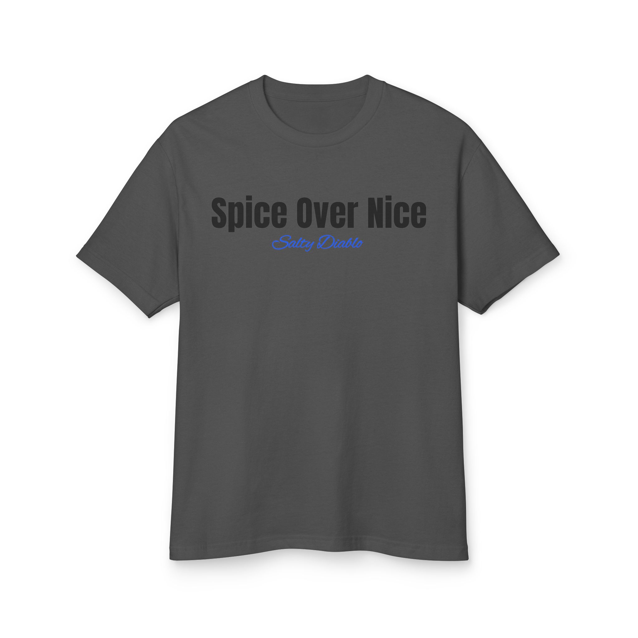 Salty Diablo - Spice Over Nice - Vintage Style Heavyweight Cotton Tee – Unisex Garment-Dyed Sustainable T-Shirt