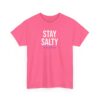 Salty Diablo - Stay Salty T-Shirt – Unisex Heavy Cotton Beach Graphic Tee | Funny Coastal Summer Shirt