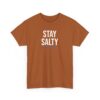 Salty Diablo - Stay Salty T-Shirt – Unisex Heavy Cotton Beach Graphic Tee | Funny Coastal Summer Shirt