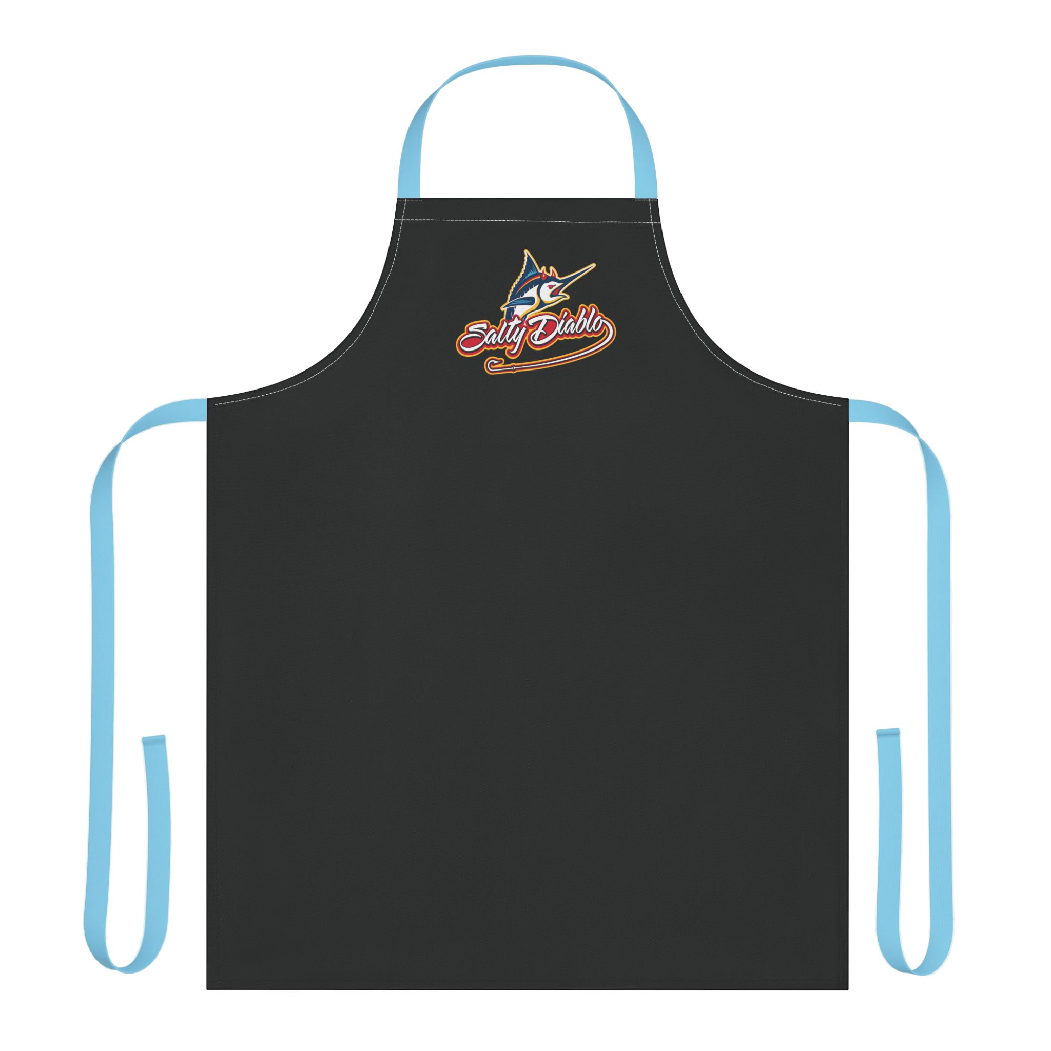 Salty Diablo Fighting Marlin Apron – Fishing, Cooking & Grilling Gift
