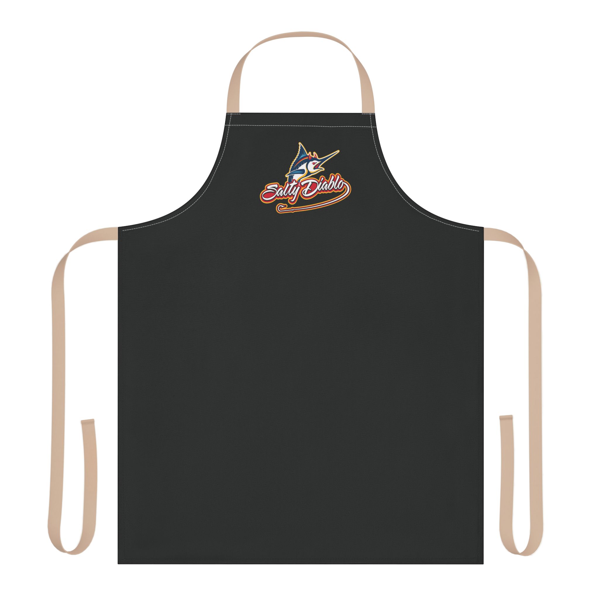 Salty Diablo Fighting Marlin Apron – Fishing, Cooking & Grilling Gift