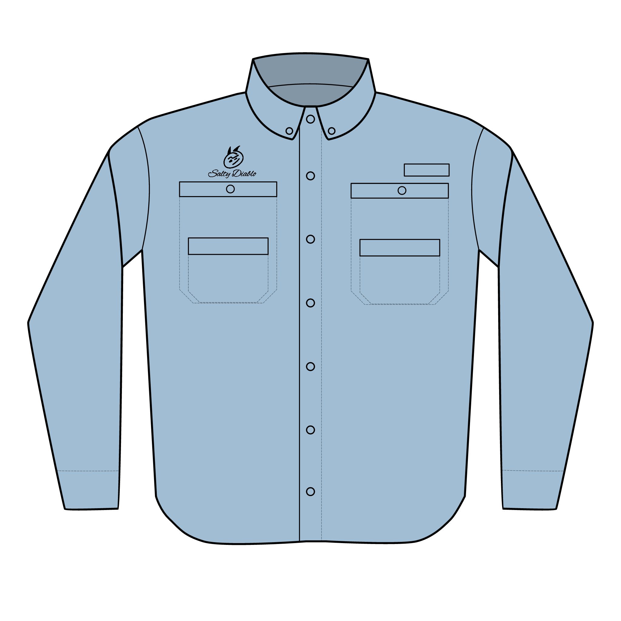 Columbia PFG Tamiami II Men’s Fishing Shirt - Salty Diablo "OG" - Lightweight, Vented Sun Shirt with UPF 40