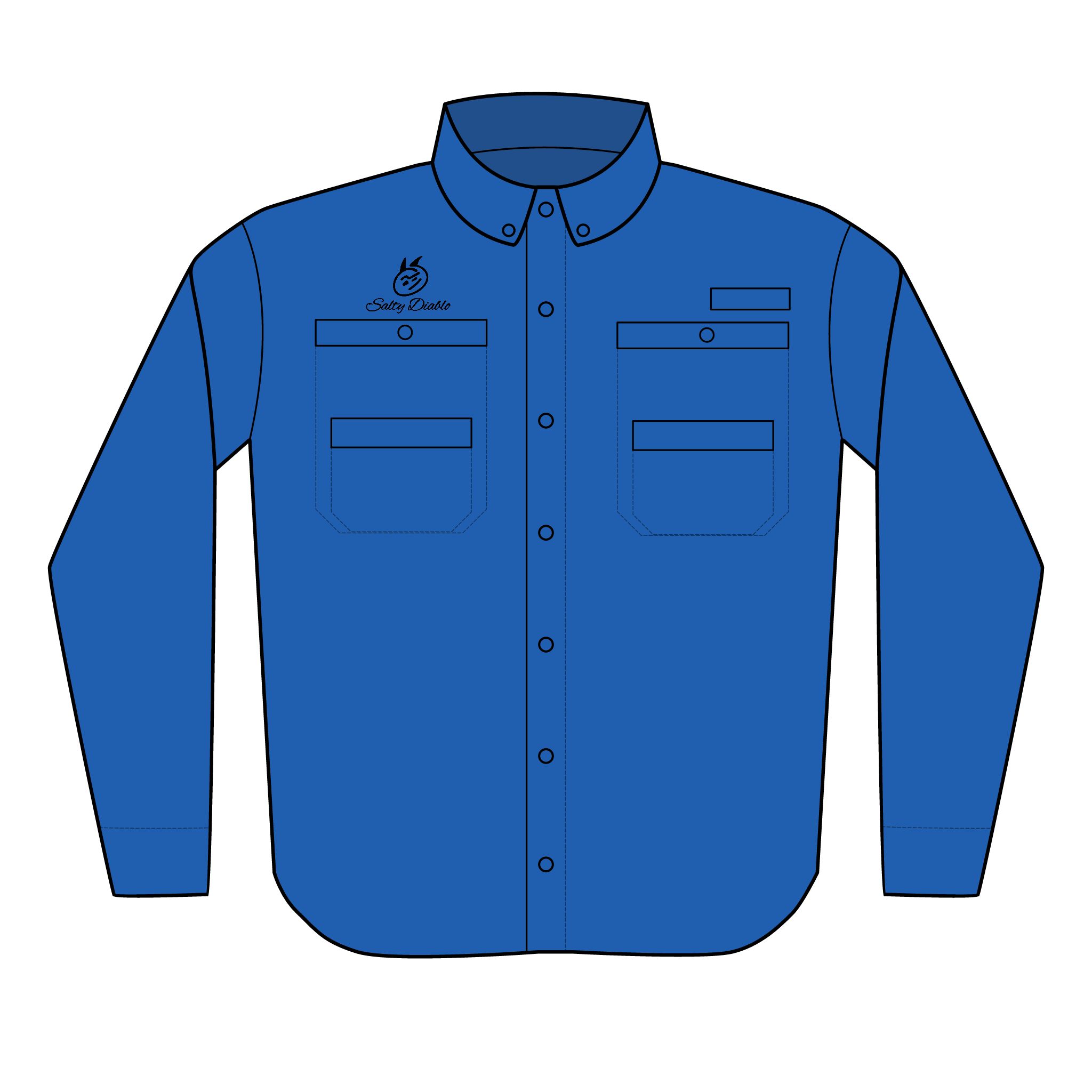 Columbia PFG Tamiami II Men’s Fishing Shirt - Salty Diablo "OG" - Lightweight, Vented Sun Shirt with UPF 40